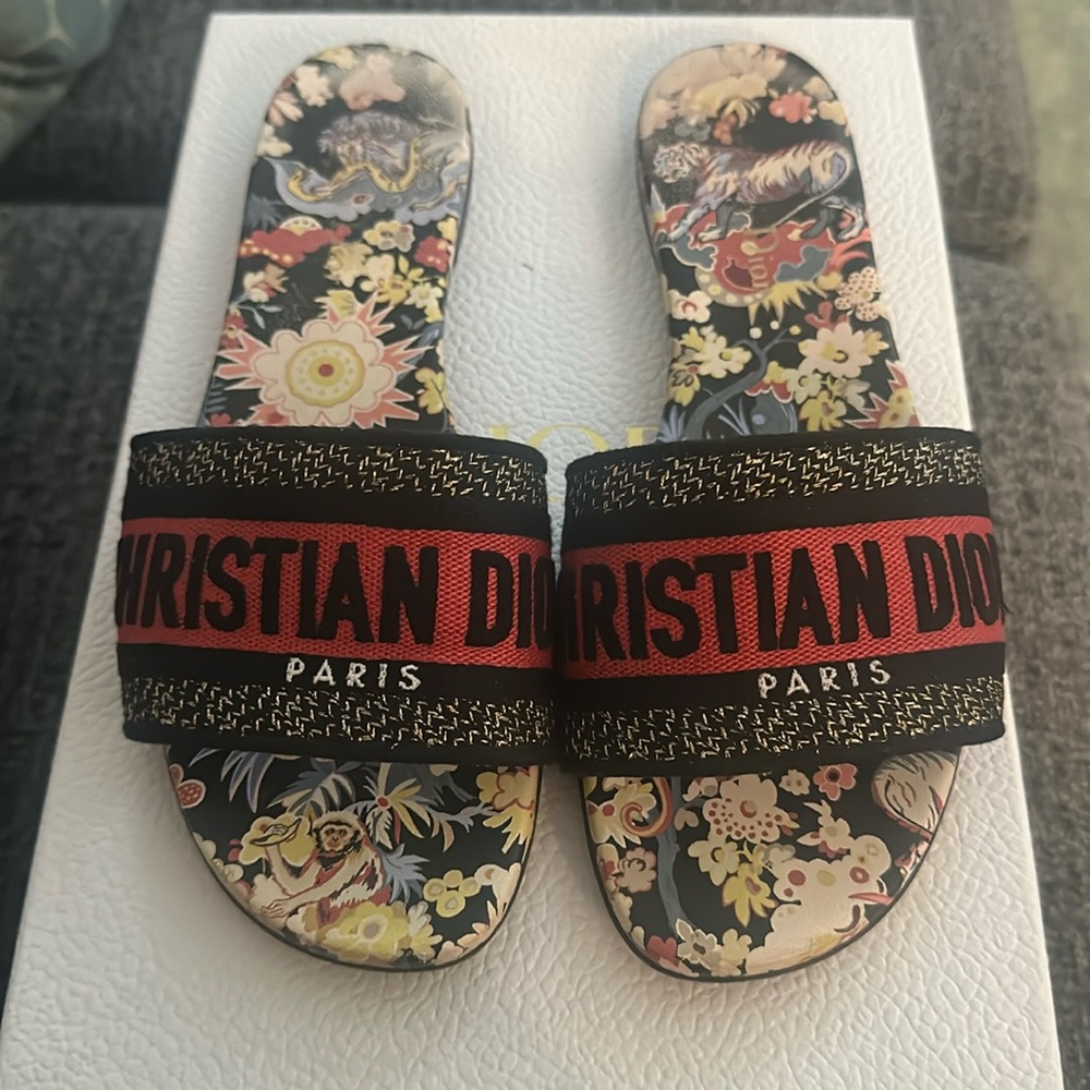 Christian Dior Dway sandals.